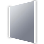Harmony Square Lighted Mirror - Mirror / Frosted