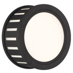 Kendal Wall Sconce - Black Forged / White Glass