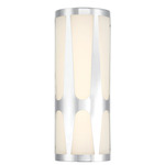 Royston Wall Sconce - Polished Chrome / White