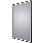 Radiance Lighted Mirror - Matte Black / Mirror