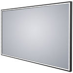 Radiance Lighted Mirror - Matte Black / Mirror