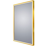 Radiance Lighted Mirror - Brushed Brass / Mirror