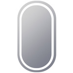 Saratoga Lighted Mirror - White / Mirror