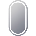 Saratoga Lighted Mirror - White / Mirror