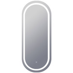 Saratoga Lighted Wardrobe Mirror - White / Mirror