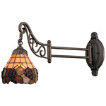 079-TB-07	 Mix N Match Wall Sconce - Tiffany Bronze / Multicolor