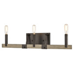Transitions Bathroom Vanity Light - Oil Rubbed Bronze / Aspen