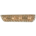 Elizabethan Bathroom Vanity Light - Dark Bronze / Clear Crystal
