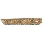 Elizabethan Bathroom Vanity Light - Dark Bronze / Clear Crystal
