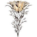 Circeo Wall Sconce - Deep Rust / Amber