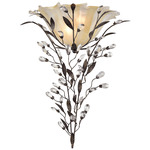 Circeo Wall Sconce - Deep Rust / Amber