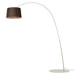Twiggy Wood Floor Lamp - Greige / Rosewood