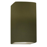 Ambiance 910 LED Downlight Outdoor Wall Sconce - Matte Green