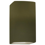 Ambiance 915 Up / Down Outdoor Wall Sconce - Matte Green