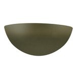 Ambiance Quarter Sphere Wall Sconce - Matte Green