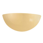 Ambiance Quarter Sphere Wall Sconce - Muted Yellow