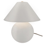 Avola Short Table Lamp - Matte White