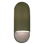 Ambiance Capsule Outdoor Wall Sconce - Matte Green