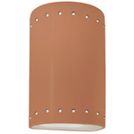 Ambiance 5990 Cylinder Down Wall Sconce - Adobe
