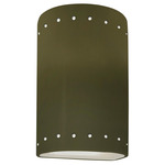 Ambiance 5990 Cylinder Down Wall Sconce - Matte Green