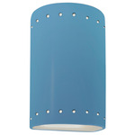 Ambiance 5990 Cylinder Down Wall Sconce - Sky Blue