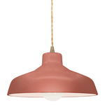 Radiance Loft Pendant - Antique Brass / Canyon Clay