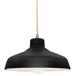 Radiance Loft Pendant - Antique Brass / Carbon