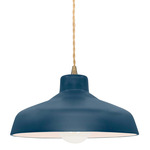 Radiance Loft Pendant - Antique Brass / Midnight Sky