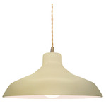 Radiance Loft Pendant - Antique Brass / Vanilla Gloss