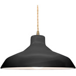 Radiance Loft Pendant - Antique Brass / Gloss Black / Matte White