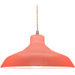 Radiance Loft Pendant - Antique Brass / Gloss Blush