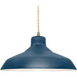 Radiance Loft Pendant - Antique Brass / Midnight Sky