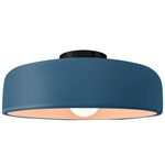 Radiance Spire Semi Flush Ceiling Light - Matte Black / Midnight Sky / Matte White