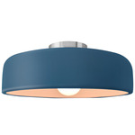 Radiance Spire Semi Flush Ceiling Light - Brushed Nickel / Midnight Sky / Matte White