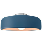 Radiance Spire Semi Flush Ceiling Light - Brushed Nickel / Midnight Sky