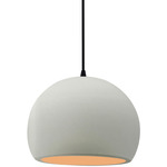 Radiance Globe Pendant - Matte Black / Matte White / Champagne Gold
