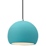 Radiance Globe Pendant - Brushed Nickel / Reflecting Pool