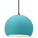Radiance Globe Pendant - Matte Black / Reflecting Pool