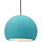 Radiance Globe Pendant - Brushed Nickel / Reflecting Pool
