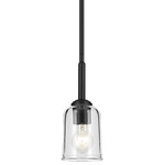 Shailene Pendant - Black / Clear