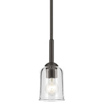Shailene Pendant - Olde Bronze / Clear