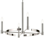 Tolani Chandelier - Polished Nickel