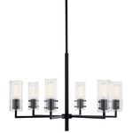 Velestino Chandelier - Black / Clear
