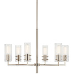 Velestino Chandelier - Polished Nickel / Clear