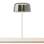 Yurei Through-Table Co-Working Desk Lamp - Matte White
