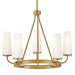 Selma Chandelier - Gold / Opal