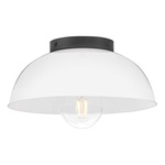 Stu Ceiling Light - Black / Opal