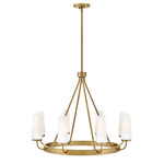 Selma Chandelier - Gold / Opal