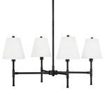 Beale Chandelier - Black / White