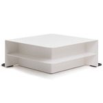 Costume Lounge Low Corner Table - White